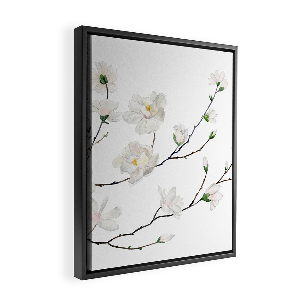 Magnolias  Framed Canvas Print Gallery Image 2