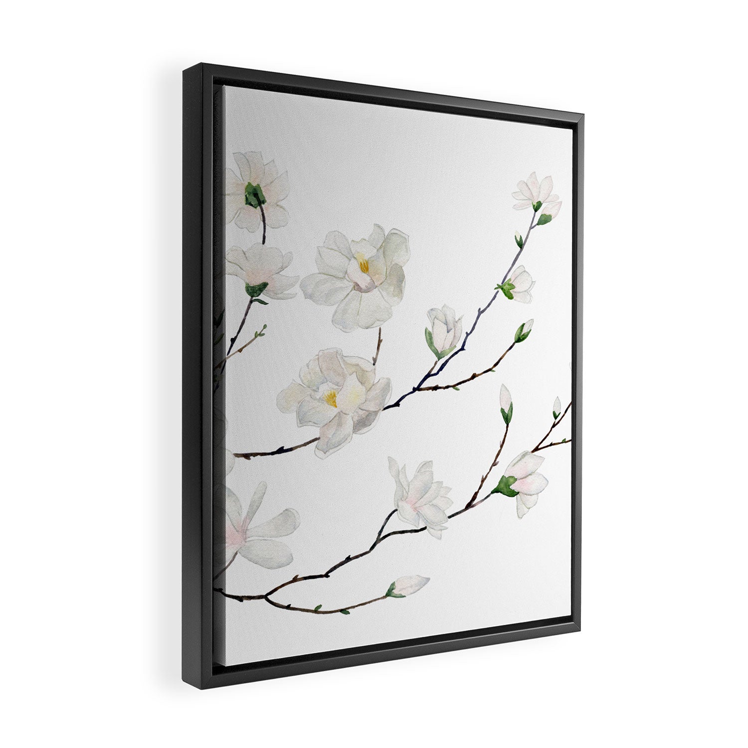 Magnolias  Framed Canvas Print Gallery Image 2