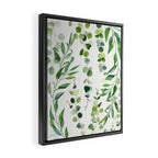 Nature Green Eucalyptus Leaves  Framed Canvas Print Gallery Image 2