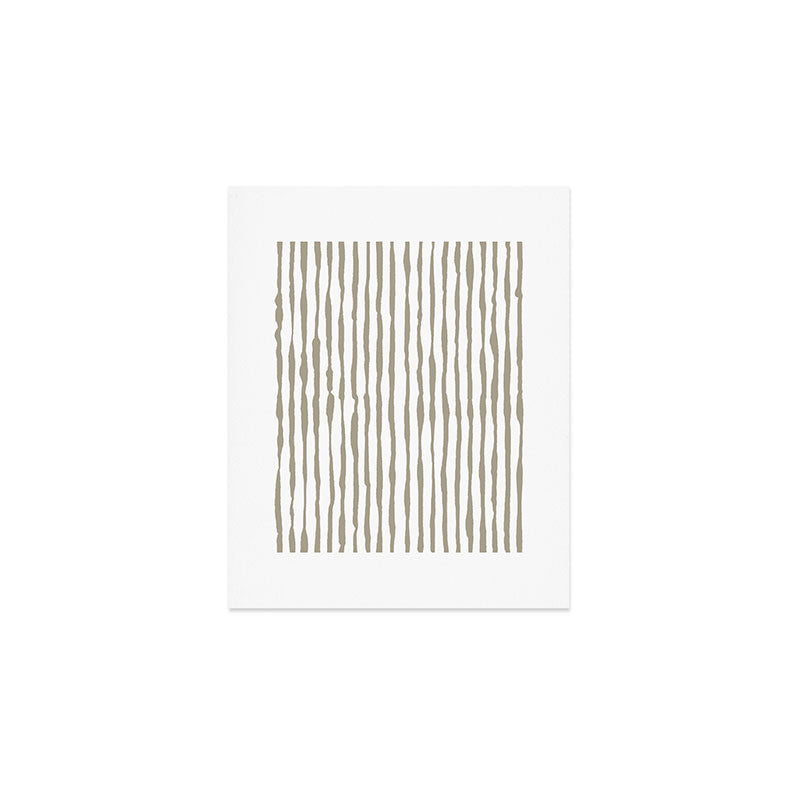 Nutmeg Watercolor Line  Art Print Gallery Image 1