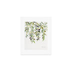 Olive Branch Watercolor  Art Print Gallery Image 1