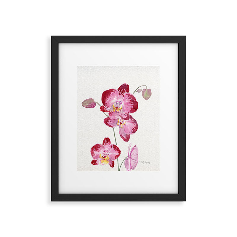 Orchid 2 Framed Art Print Gallery Image 4