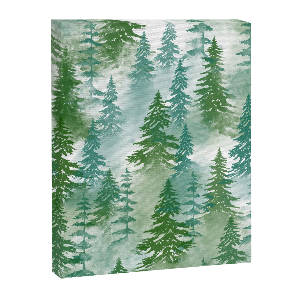 Pine Forest Blue Shade Canvas Print Gallery Image 8
