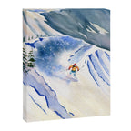 Powder Skiing 2 Canvas Print Gallery Image 8