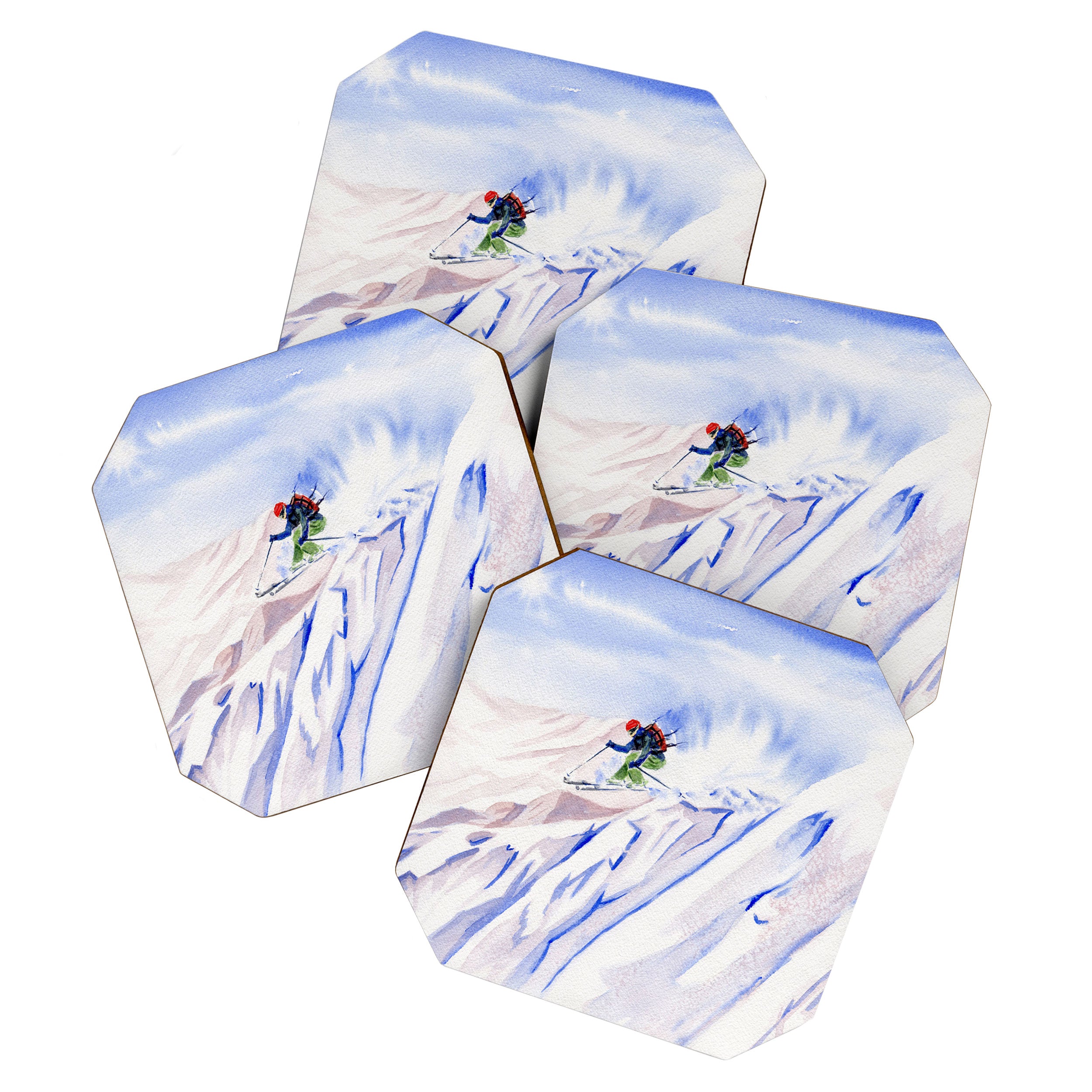 Powder Skiing Coaster Gallery Image 1