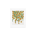 Sunflowers and Eucalyptus Garland  Art Print Gallery Image 1