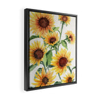 Sunflowers Framed Canvas Print Gallery Image 2