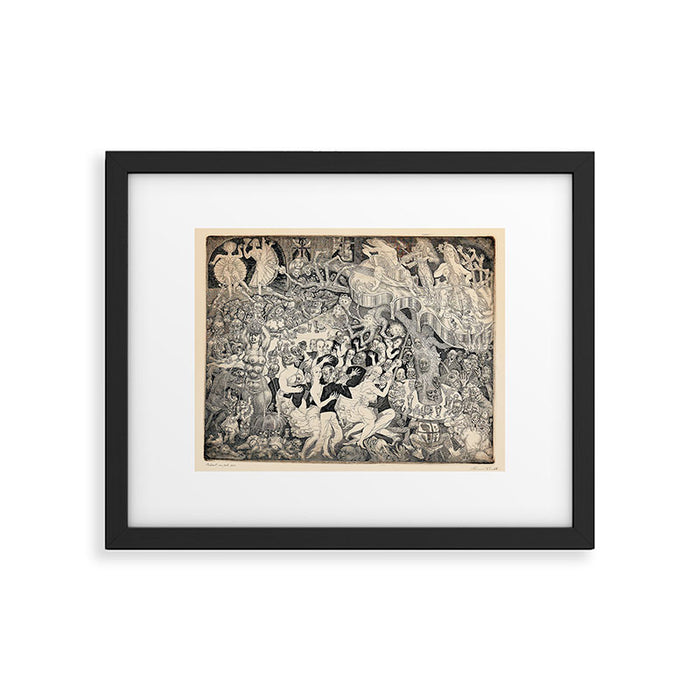 Eduard Wiiralt - Cabaret 1931 Framed Art Print Gallery Image 1