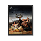Francisco de Goya - Witches' Sabbath 1798 Framed Canvas Print Gallery Image 6