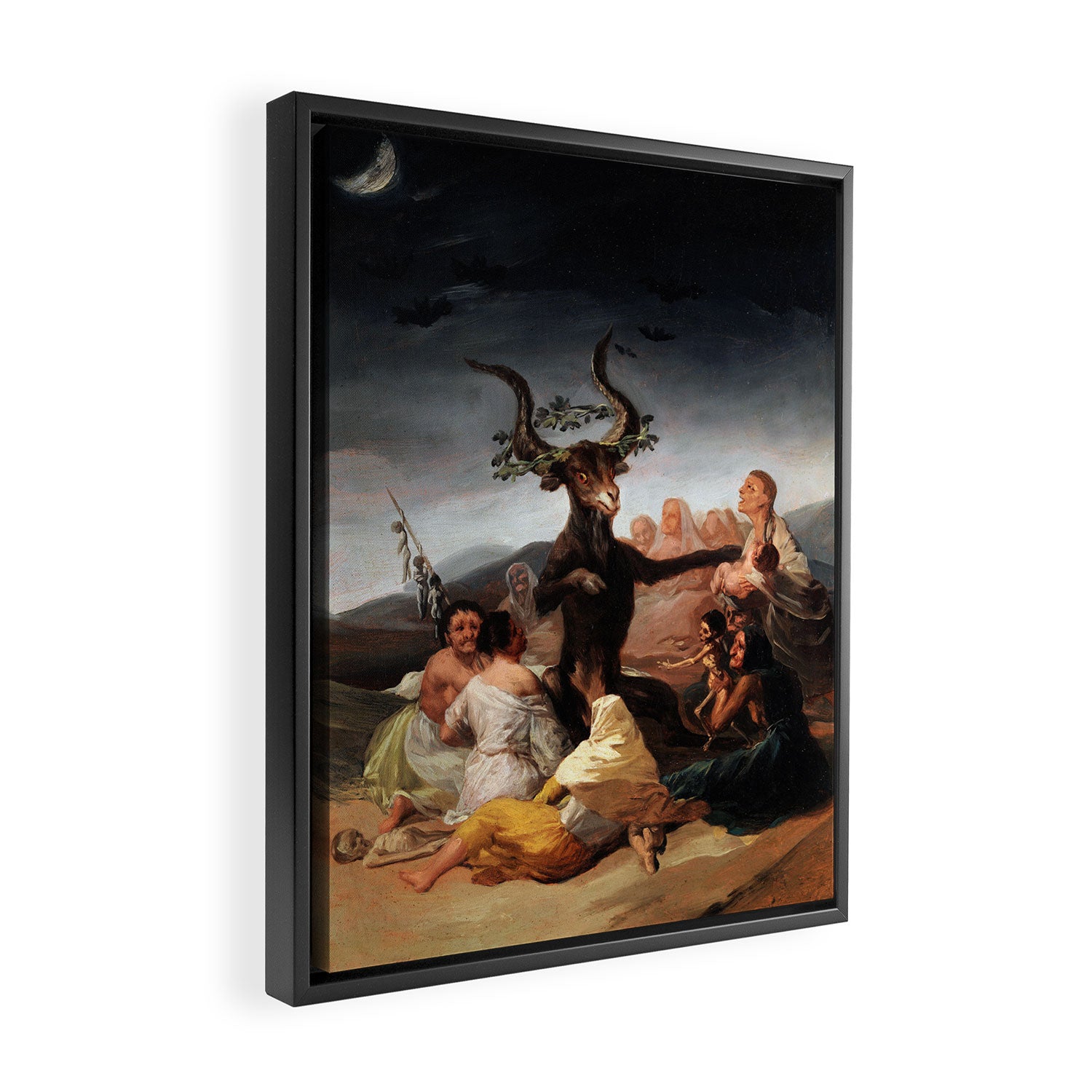 Francisco de Goya - Witches' Sabbath 1798 Framed Canvas Print Gallery Image 2