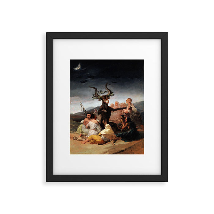 Francisco de Goya - Witches' Sabbath 1798 Framed Art Print Gallery Image 1
