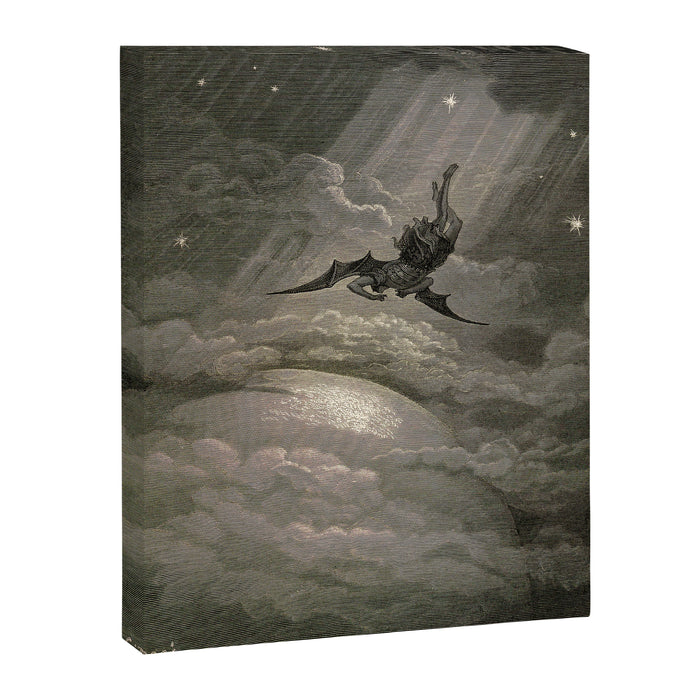 Gustave Doré - Fallen angel Canvas Print Gallery Image 1