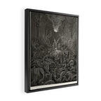 Gustave Doré - The lost paradise Framed Canvas Print Gallery Image 2