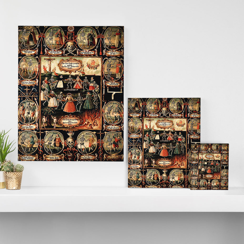 Hans Holbein - The dance of death Canvas Print Gallery Image 3