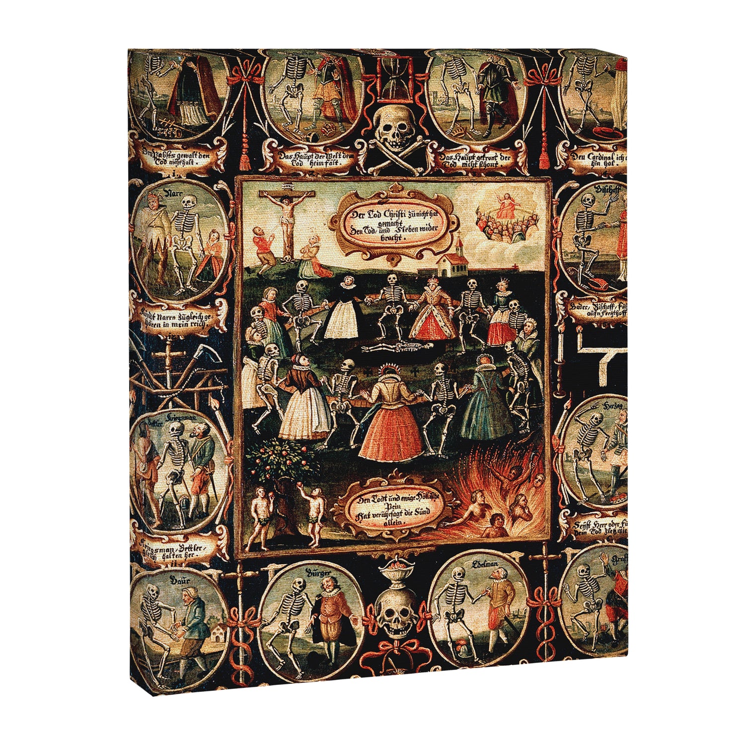 Hans Holbein - The dance of death Canvas Print Gallery Image 3