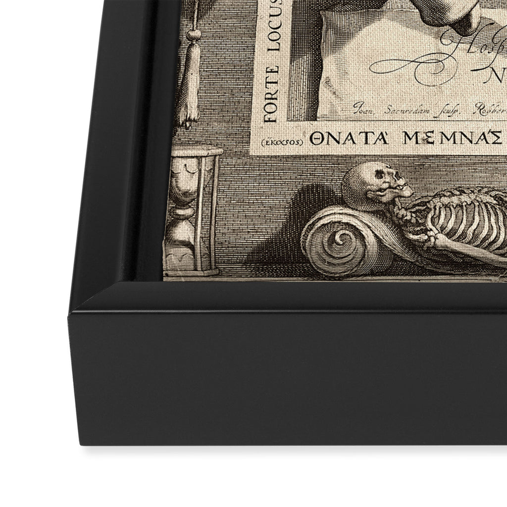 Jan Saenredam - Memento Mori 1575 Framed Canvas Print Gallery Image 3