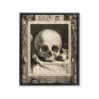 Jan Saenredam - Memento Mori 1575 Framed Canvas Print Gallery Image 6