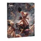 Luis Ricardo Falero - Witches going to their Sabbath 1878 Canvas Print Gallery Image 6