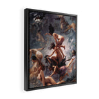 Luis Ricardo Falero - Witches going to their Sabbath 1878 Framed Canvas Print Gallery Image 2