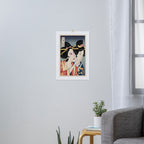 Woman Yelling at Cat Meme - Ukiyo-e style (1 in series of 2) Art Print Gallery Image 3