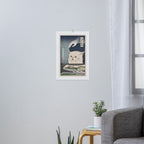 Woman Yelling at Cat Meme - Ukiyoe style (2 in series of 2) Art Print Art Print Gallery Image 3