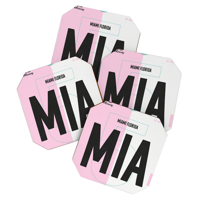 Miami Luggage Tag Coaster Gallery Image 1