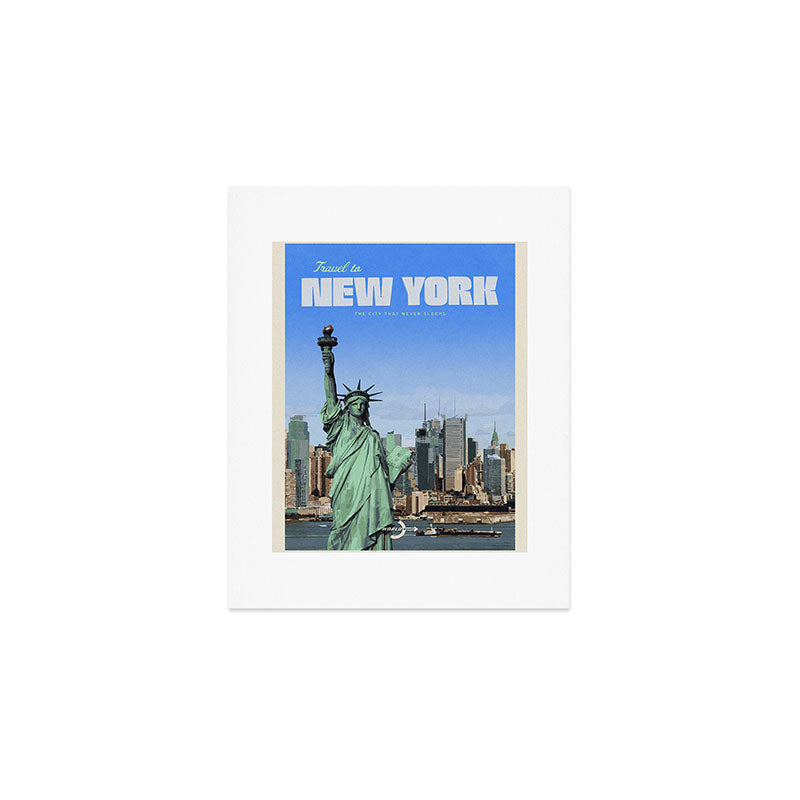 Travel to New York Art Print Gallery Image 1