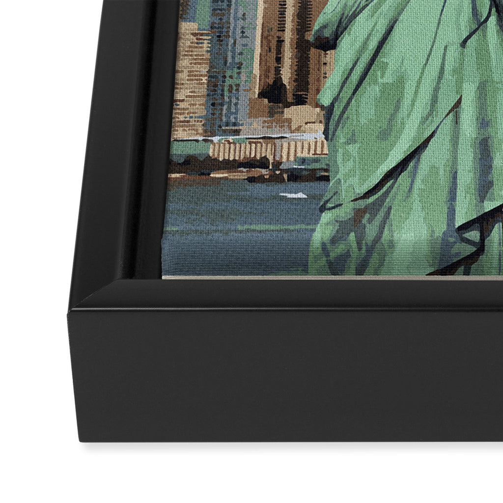 Travel to New York Framed Canvas Print Gallery Image 3