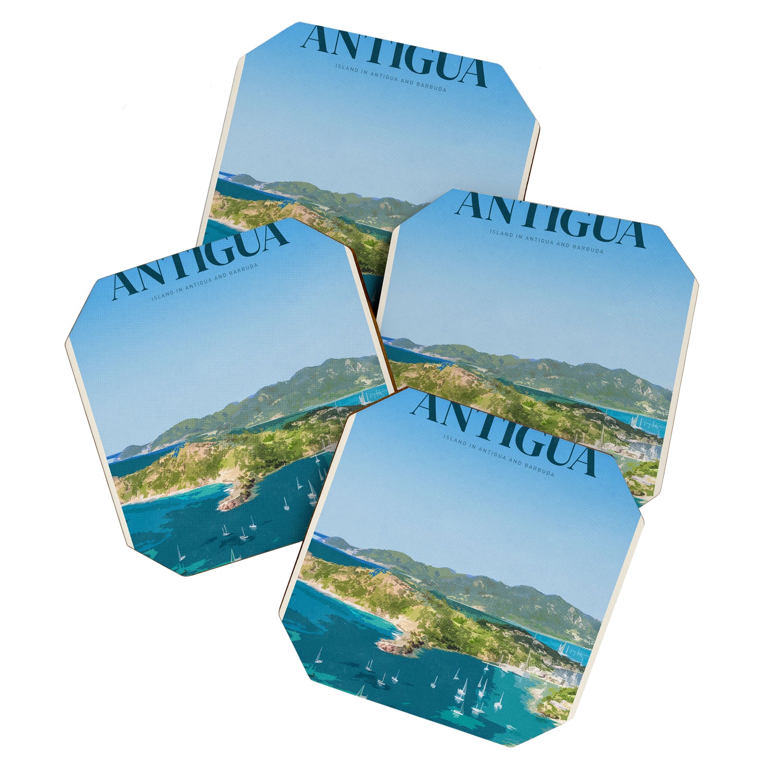 Visit Antigua Coaster Gallery Image 1