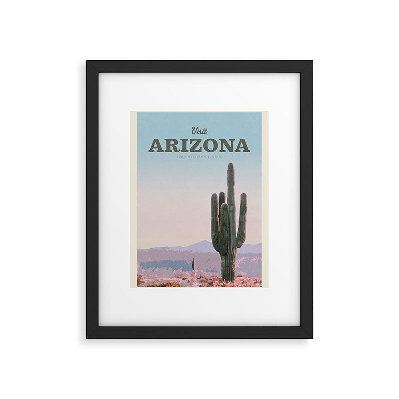 Visit Arizona Framed Art Print Gallery Image 5
