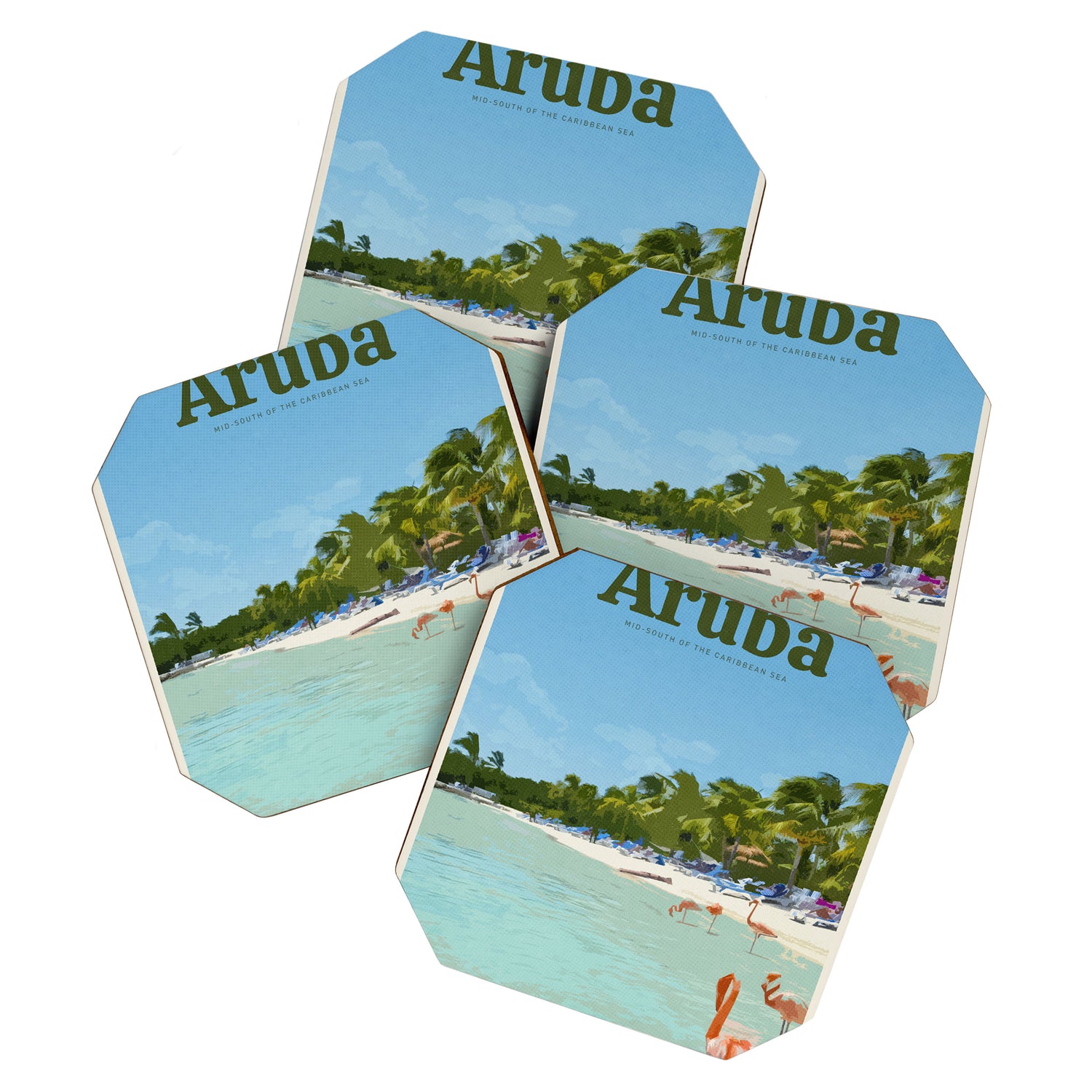 Visit Aruba Coaster Gallery Image 1