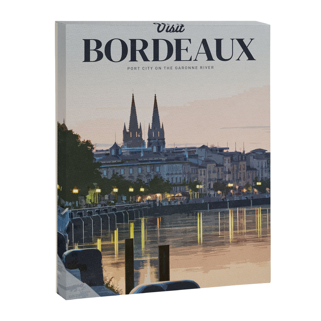 Visit Bordeaux Canvas Print Gallery Image 6
