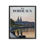 Visit Bordeaux Framed Canvas Print Gallery Image 6