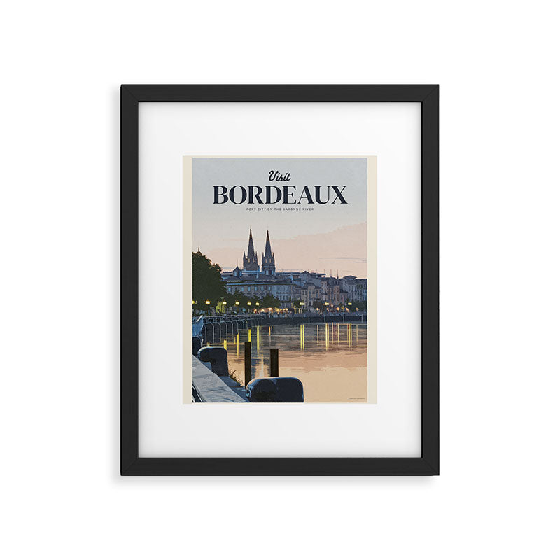 Visit Bordeaux Framed Art Print Gallery Image 5