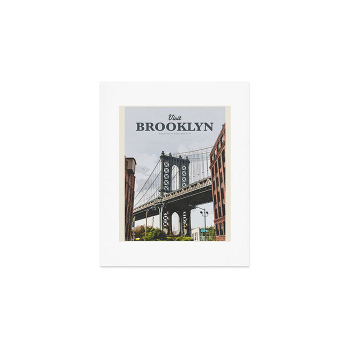 Visit Brooklyn Art Print Gallery Image 1