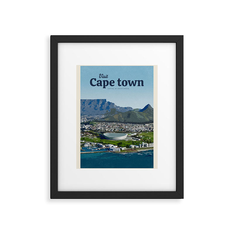 Visit Cape town Framed Art Print Gallery Image 5