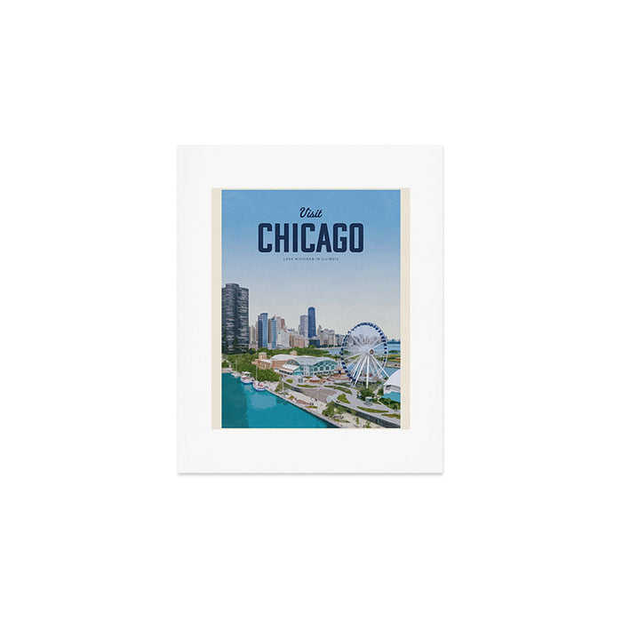 Visit Chicago Art Print Gallery Image 1