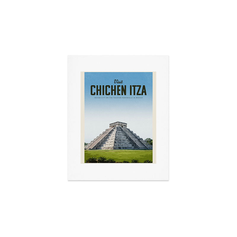Visit Chichen Itza Art Print Gallery Image 1