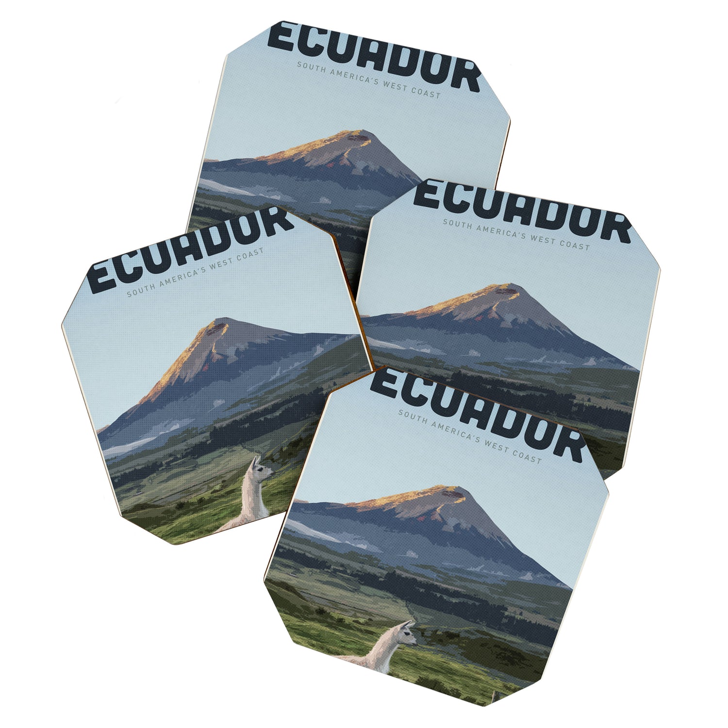 Visit Ecuador  Coaster Gallery Image 1