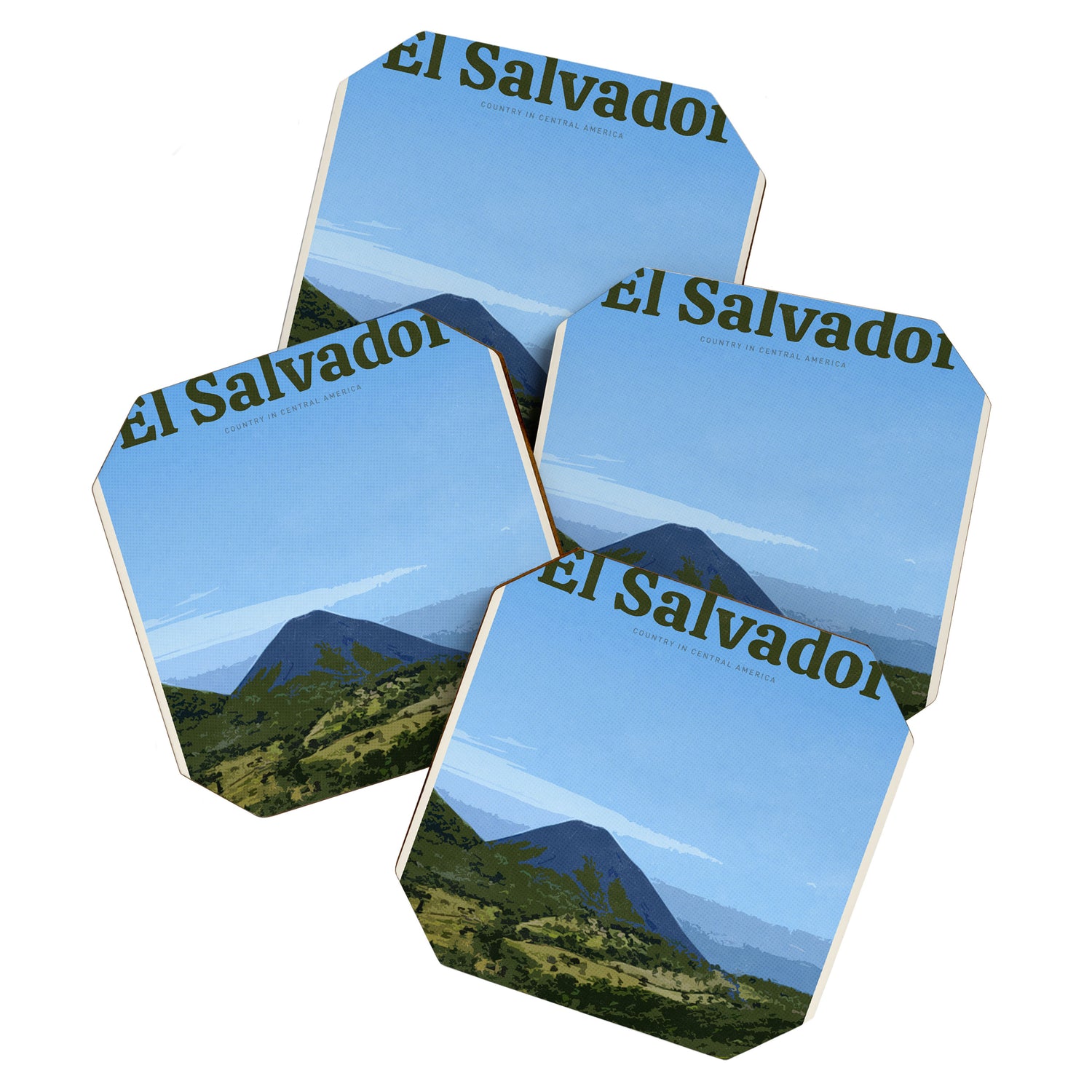 Visit El Salvador Coaster Gallery Image 1