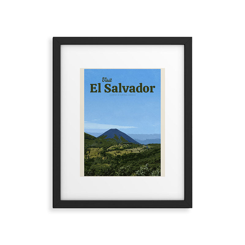 Visit El Salvador Framed Art Print Gallery Image 5