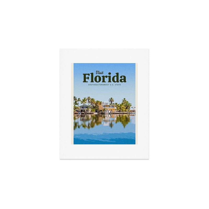 Visit Florida Art Print Gallery Image 1