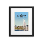 Visit Geneva Framed Art Print Gallery Image 5