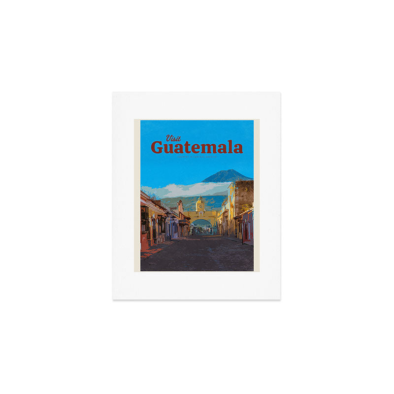 Visit Guatemala Art Print Gallery Image 1