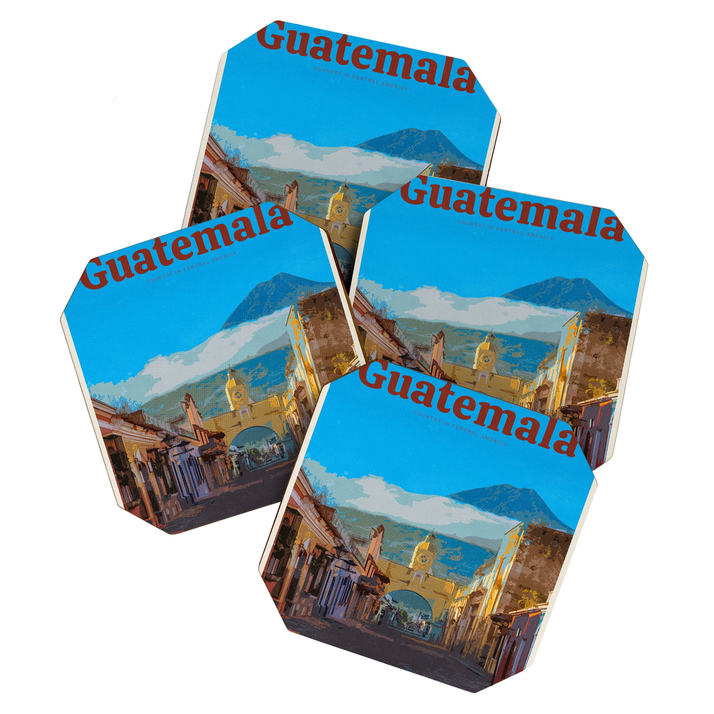 Visit Guatemala Coaster Gallery Image 1