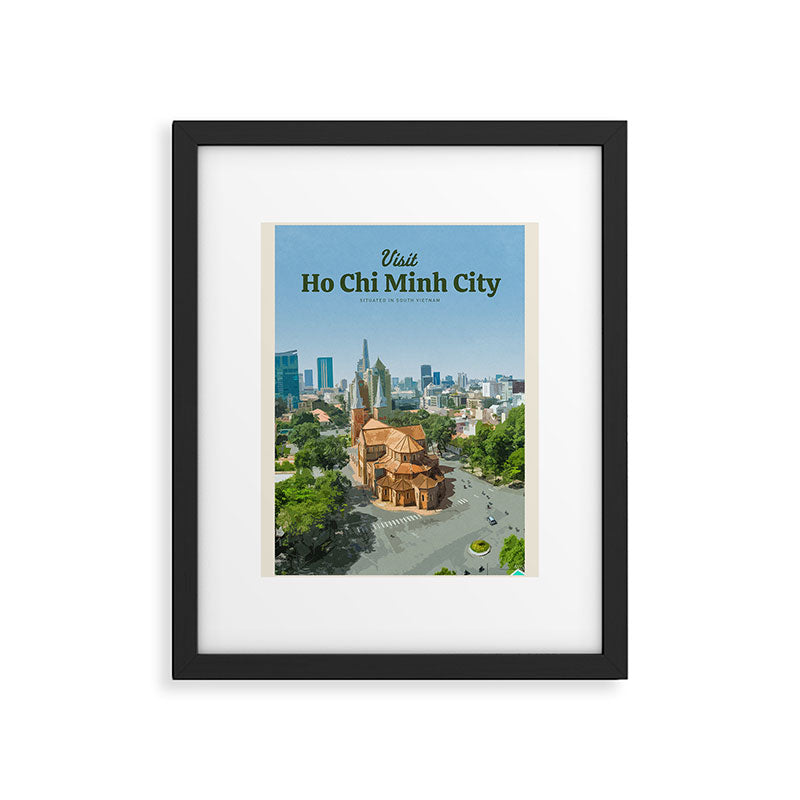 Visit Ho Chi Minh City Framed Art Print Gallery Image 5