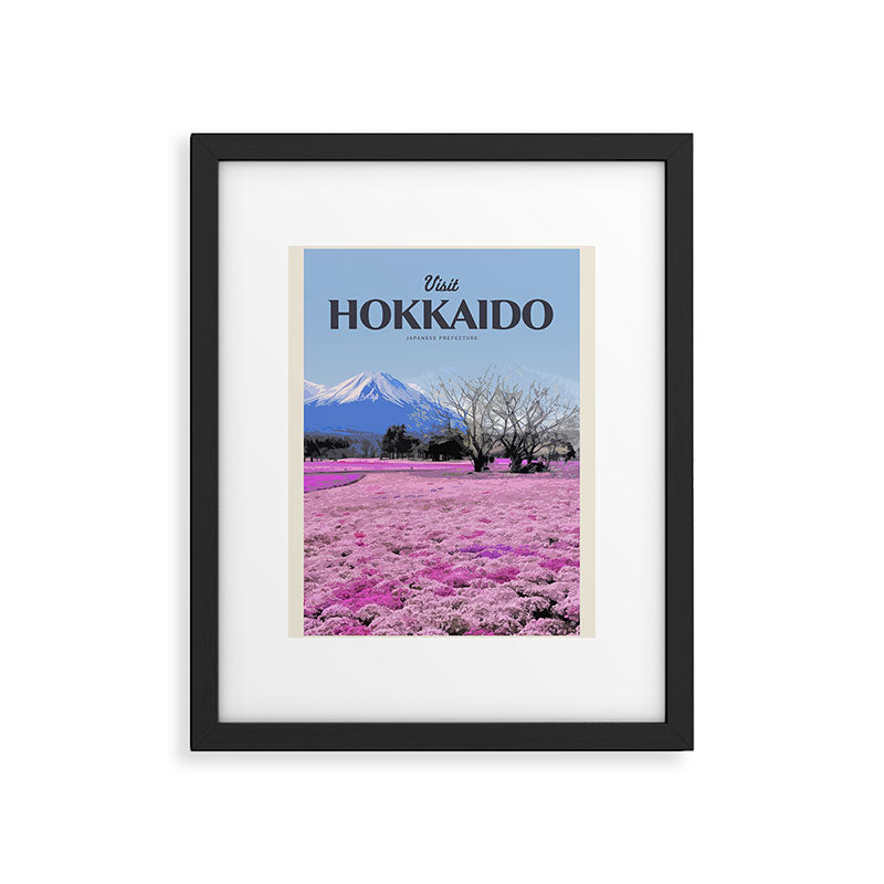 Visit Hokkaido Framed Art Print Gallery Image 5