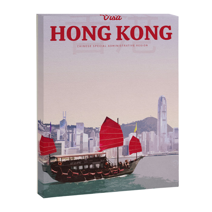 Visit Hong Kong Canvas Print Gallery Image 1