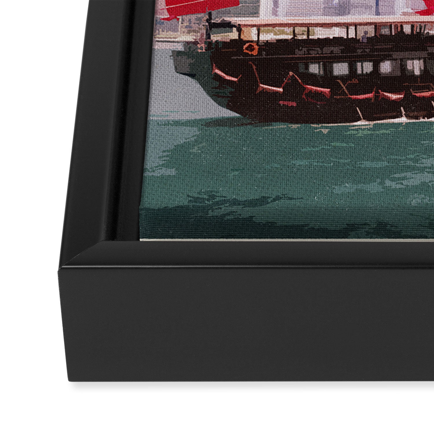 Visit Hong Kong Framed Canvas Print Gallery Image 3