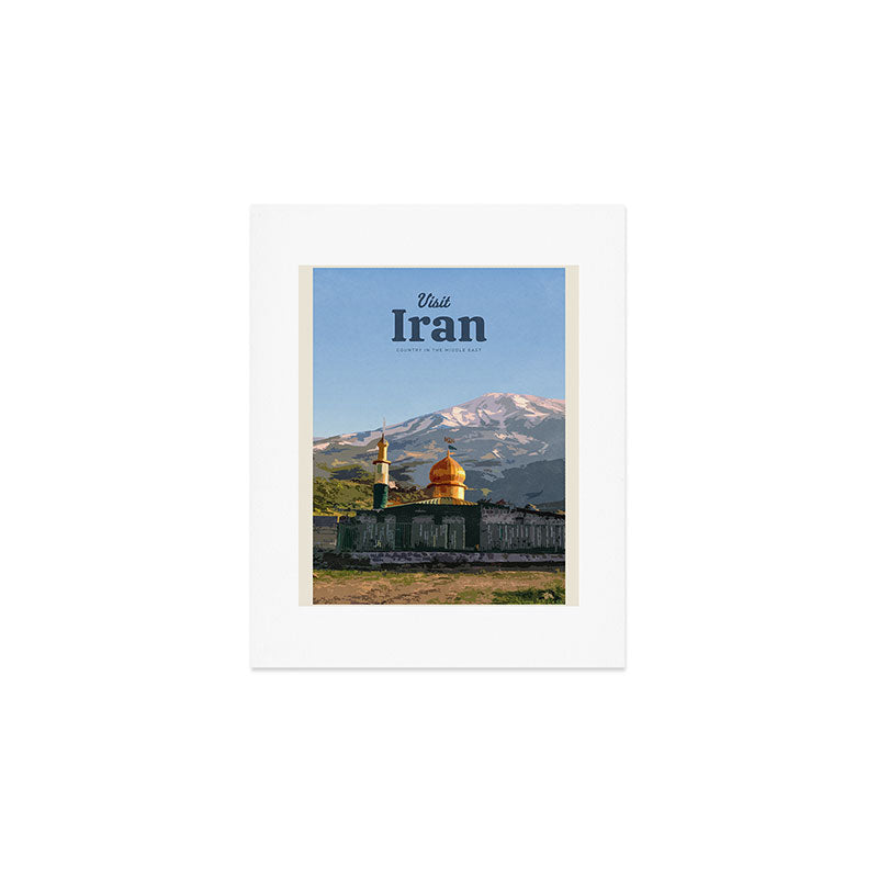 Visit Iran Art Print Gallery Image 1